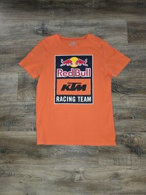KTM Racing Team Orange Men's T-Shirt Red Bull Small Official Mx Sx Nwot
